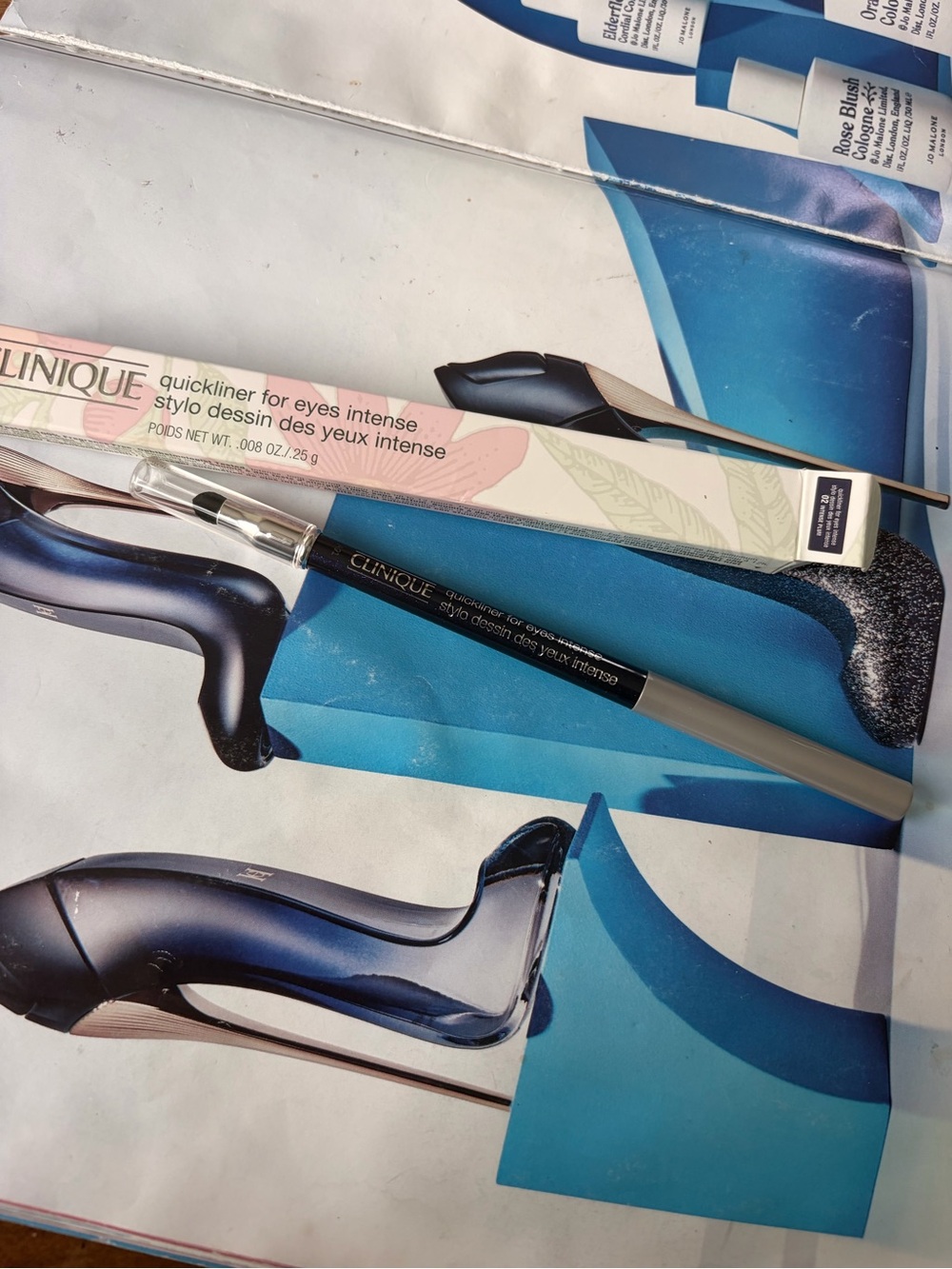 Clinique Quickliner Intense Liner For Eyes #02 INTENSE PLUM W Smudger Eyeliner